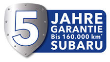 Subaru Fünffach-Garantie